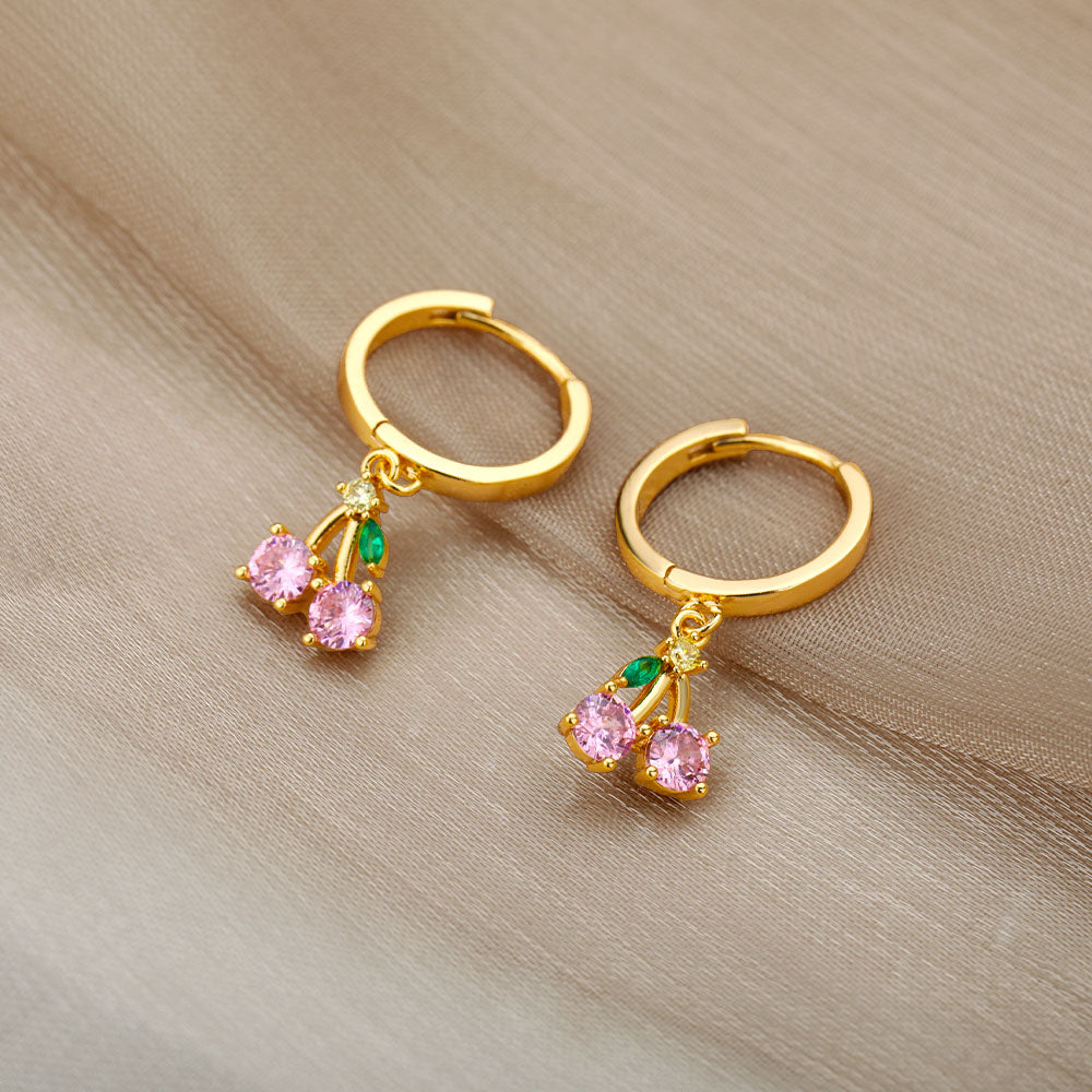 Brinco Coração Dourado (Banhado a Ouro 18K)