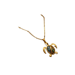 Colar Tartaruga do Mar (Banhado a Ouro 18K)
