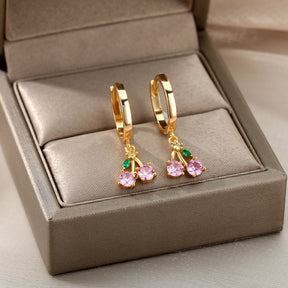 Brinco Coração Dourado (Banhado a Ouro 18K)