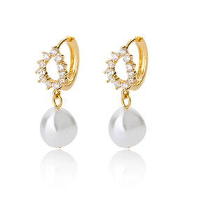 Brincos Pearl (Banhado a Ouro 18K)