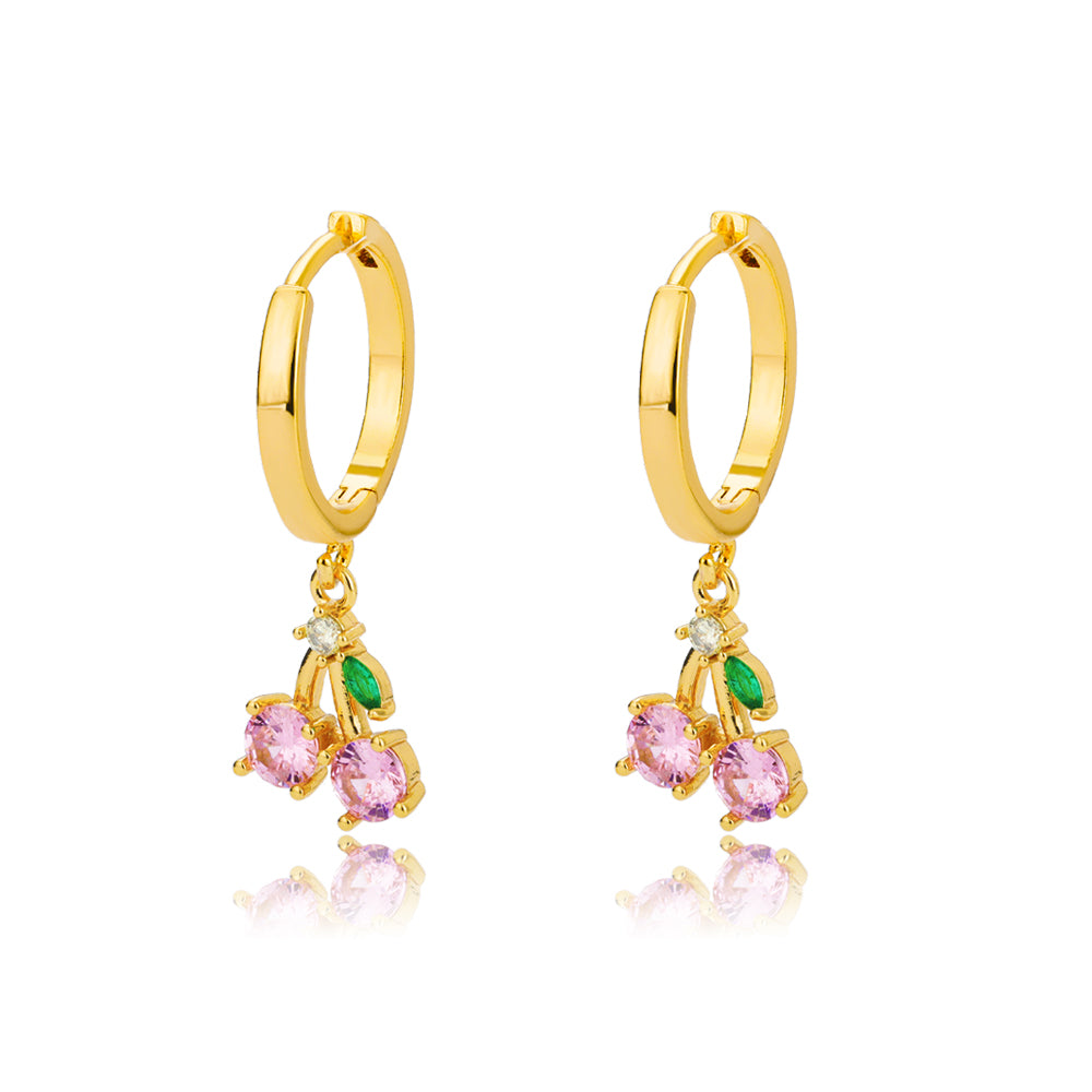 Brinco Coração Dourado (Banhado a Ouro 18K)