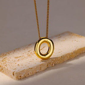 Colar Letra Inicial (Banhado a Ouro 18K)