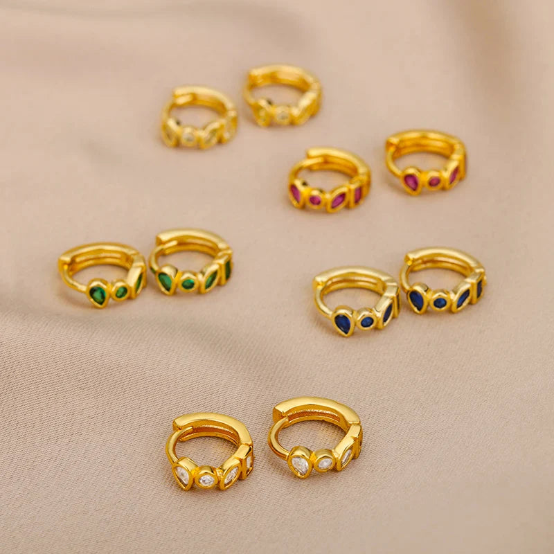 Brincos Gotas  (Banhado a Ouro 18K)