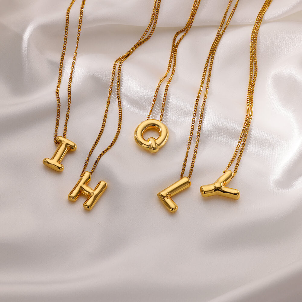 Colar Letra Inicial (Banhado a Ouro 18K)