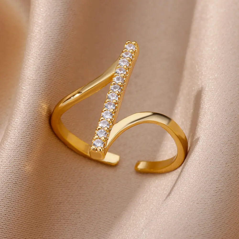 Anel Esplendor (Banhado a Ouro 18K)