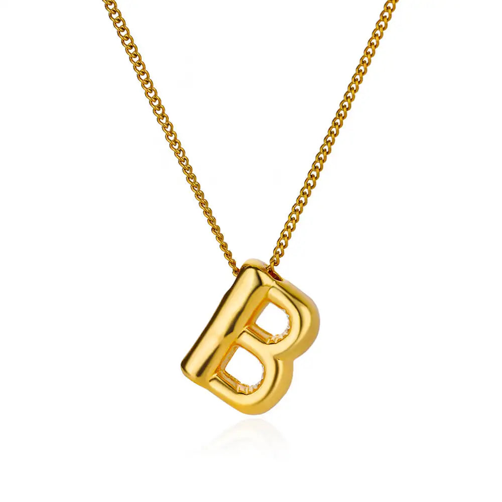 Colar Letra Inicial (Banhado a Ouro 18K)