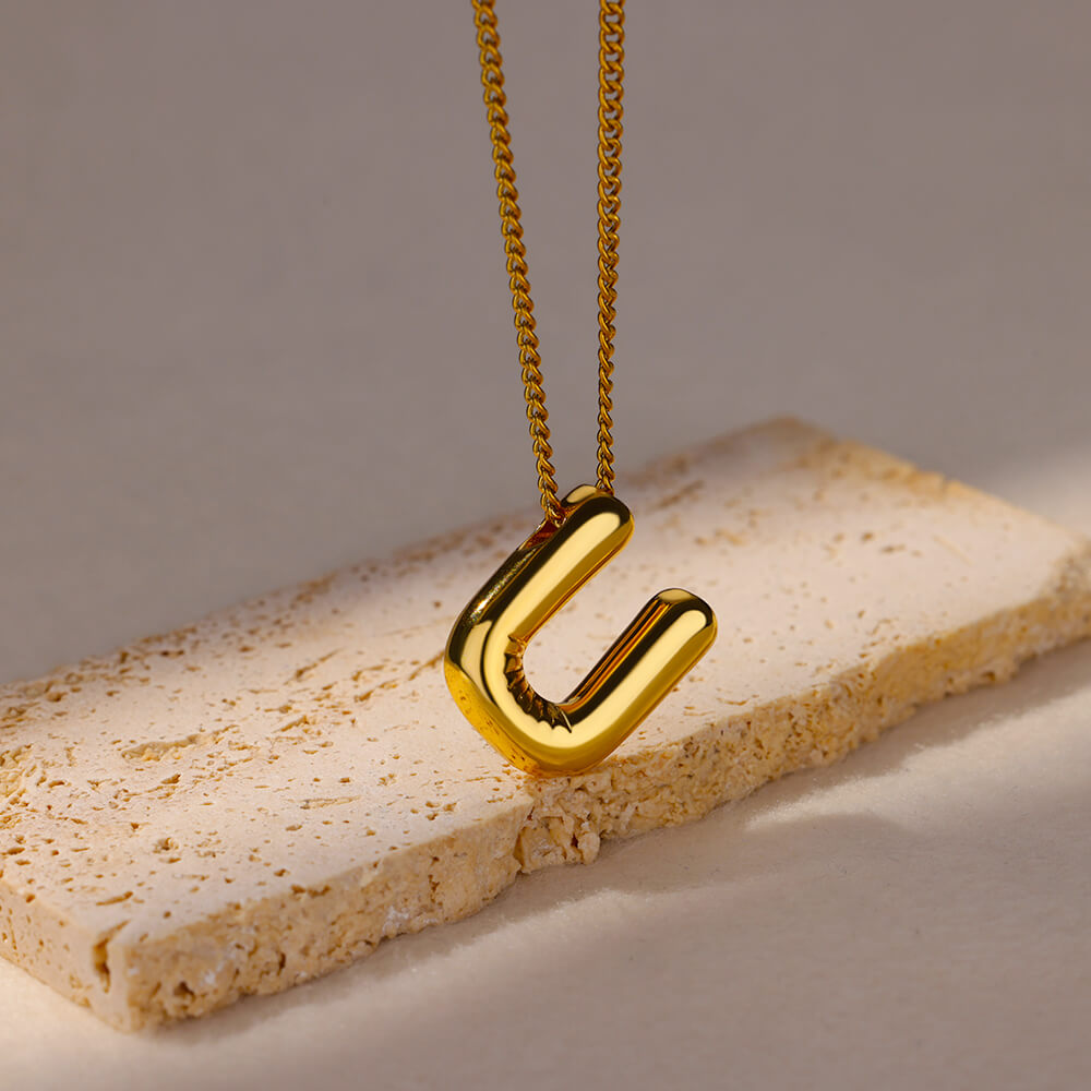 Colar Letra Inicial (Banhado a Ouro 18K)