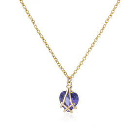 Colar Coração de Zircônia (Banhado a Ouro 18K)