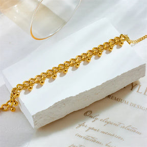 Pulseira Link Geométrica Chic (Banhado a Ouro 18K)