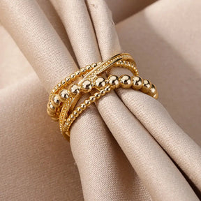 Anel Polvo (Banhado a Ouro 18K)