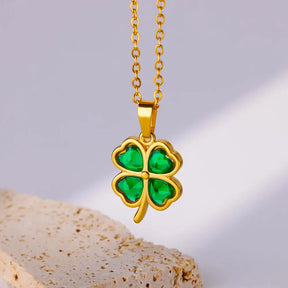 Colar Trevo de Quatro Folhas (Banhado a Ouro 18K)