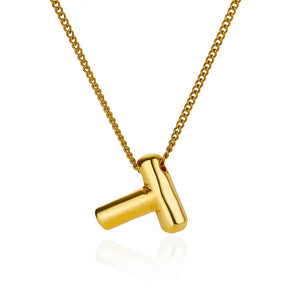 Colar Letra Inicial (Banhado a Ouro 18K)