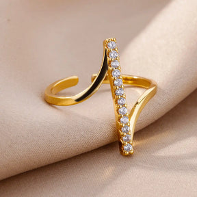 Anel Esplendor (Banhado a Ouro 18K)