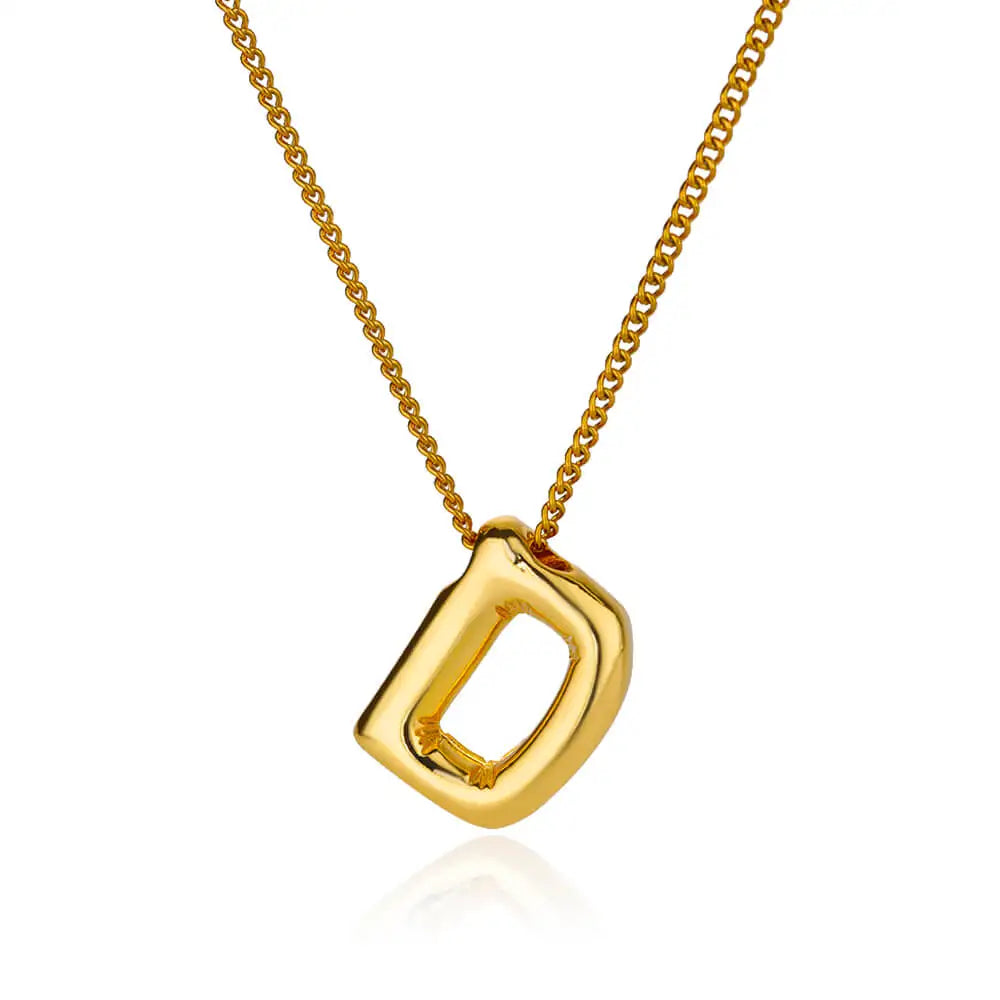 Colar Letra Inicial (Banhado a Ouro 18K)