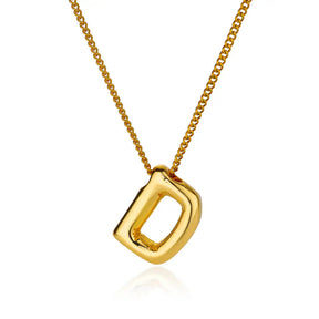 Colar Letra Inicial (Banhado a Ouro 18K)