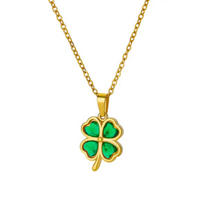 Colar Trevo de Quatro Folhas (Banhado a Ouro 18K)