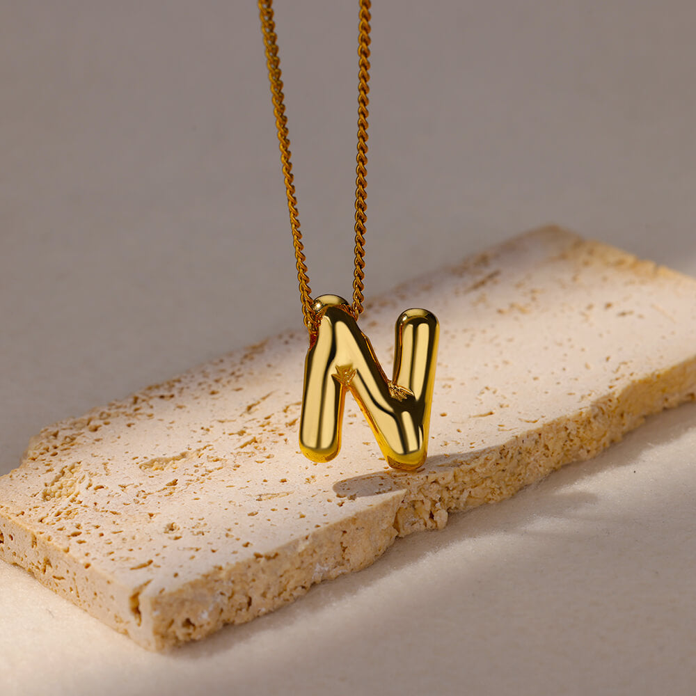 Colar Letra Inicial (Banhado a Ouro 18K)