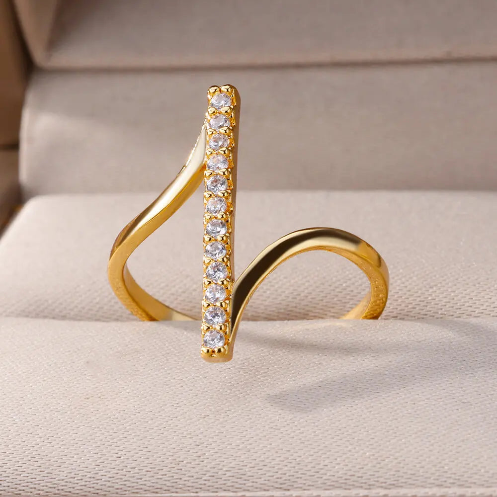 Anel Esplendor (Banhado a Ouro 18K)