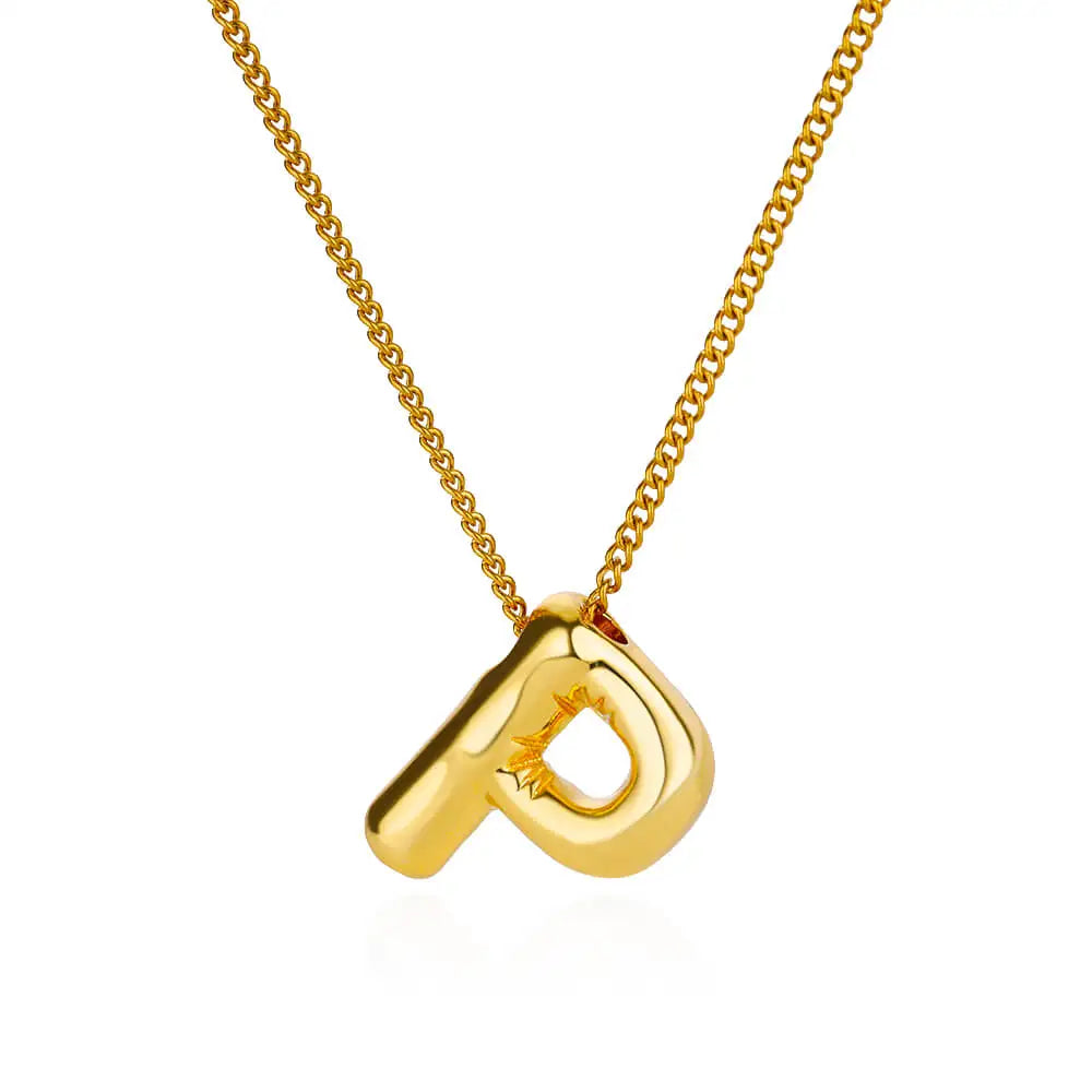 Colar Letra Inicial (Banhado a Ouro 18K)