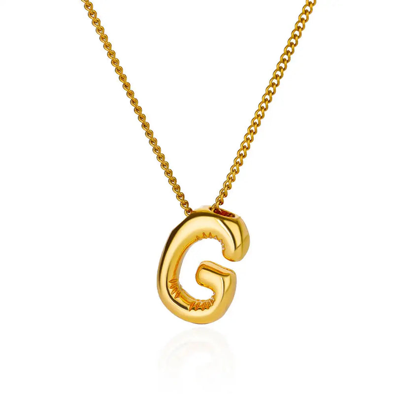 Colar Letra Inicial (Banhado a Ouro 18K)