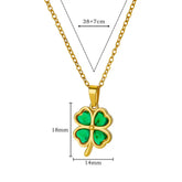 Colar Trevo de Quatro Folhas (Banhado a Ouro 18K)