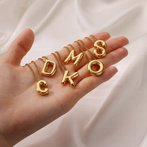 Colar Letra Inicial (Banhado a Ouro 18K)