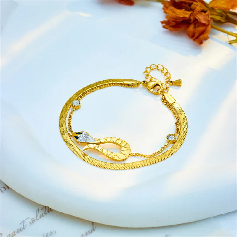 Pulseira Snack Dourada (Banhando a Ouro 18K)