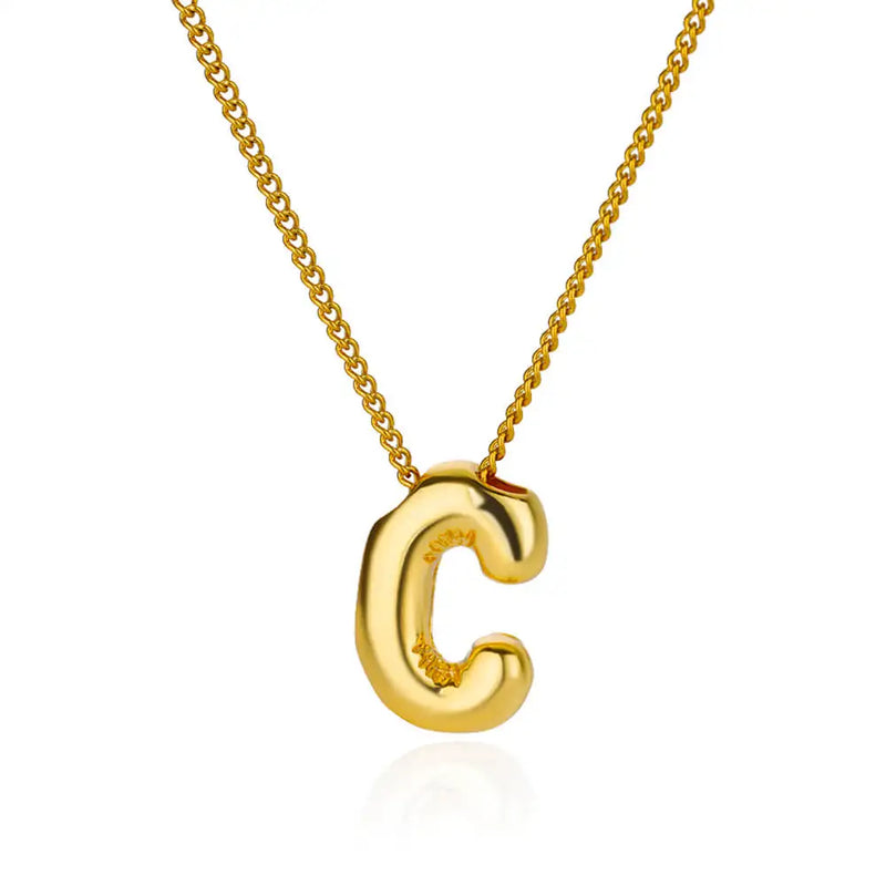 Colar Letra Inicial (Banhado a Ouro 18K)