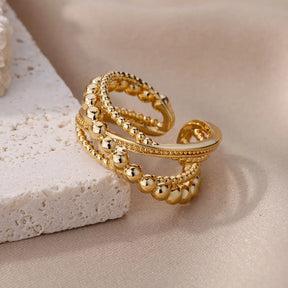 Anel Polvo (Banhado a Ouro 18K)
