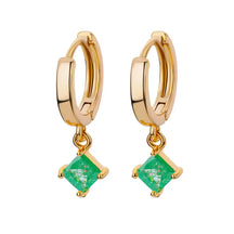 Brincos Pirâmide Zircônia (Banhado a Ouro 18K)