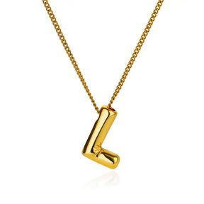 Colar Letra Inicial (Banhado a Ouro 18K)
