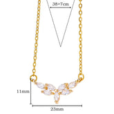 Colar Gota Dourada Vine (Banhado a Ouro 18K)