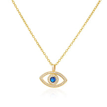 Colar Olho Grego com Zircônia (Banhado a Ouro 18K)