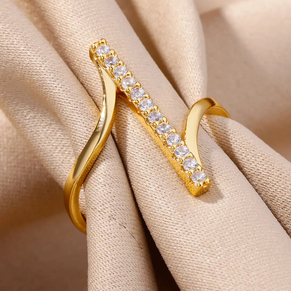Anel Esplendor (Banhado a Ouro 18K)