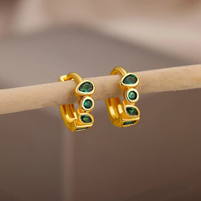 Brincos Gotas  (Banhado a Ouro 18K)
