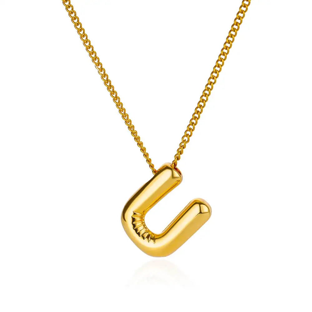 Colar Letra Inicial (Banhado a Ouro 18K)