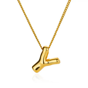 Colar Letra Inicial (Banhado a Ouro 18K)
