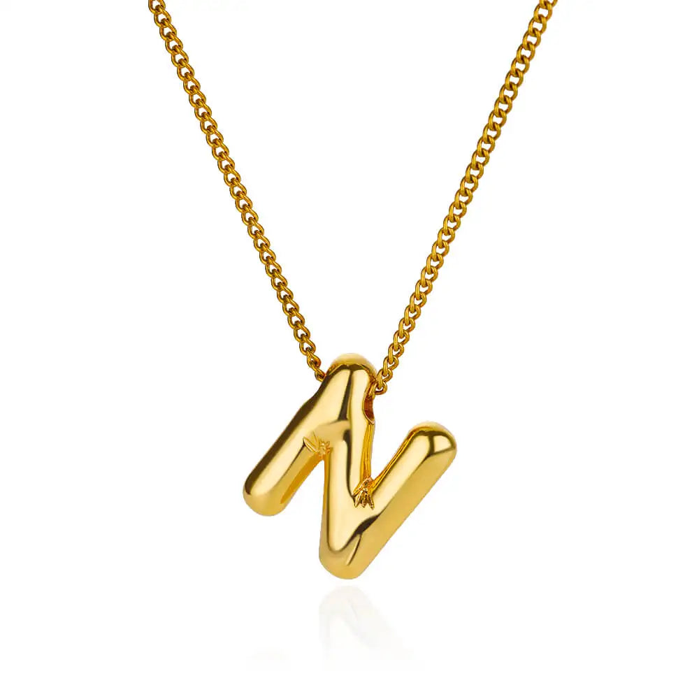 Colar Letra Inicial (Banhado a Ouro 18K)