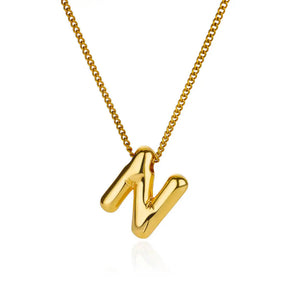 Colar Letra Inicial (Banhado a Ouro 18K)